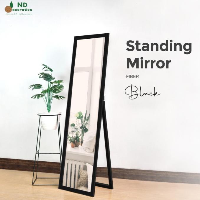 Standing Mirror Jati Belanda / Kaca Standing Full Body /