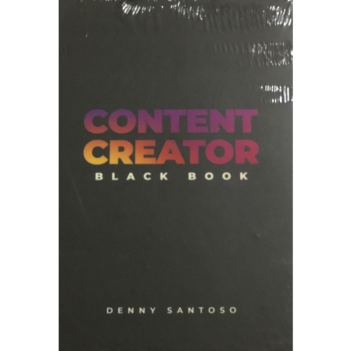 Buku Bisnis Content Creator Black Ok - Denny Santoso