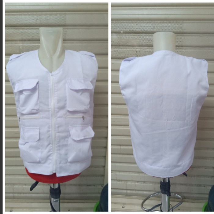 Bestseller Rompi Putih Bahan Drill