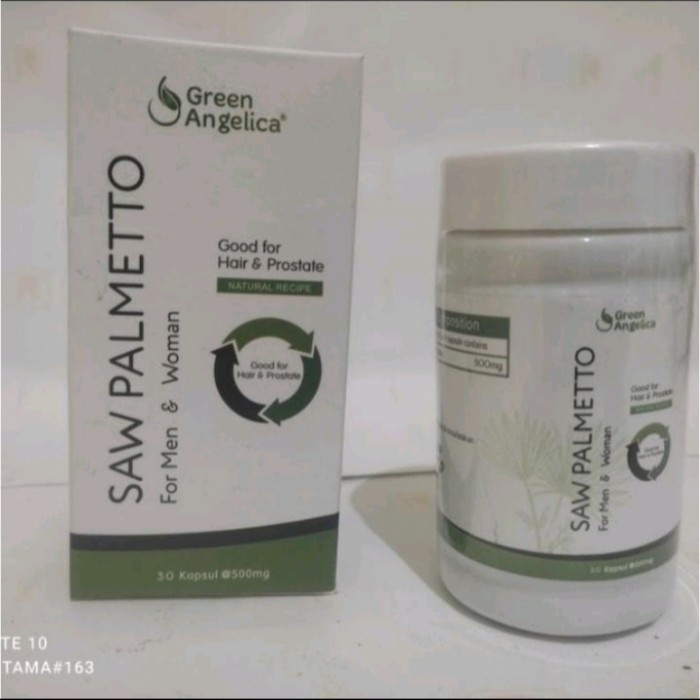 SAW PALMETTO GREEN ANGELICA SUPLEMEN PENUMBUH PENYUBUR RAMBUT RONTOK