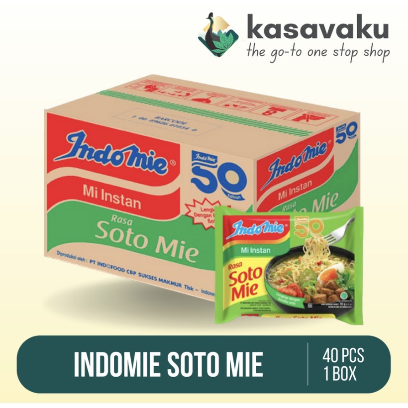 

Indomie Kuah Soto Mie 1 Dus Isi 40 Pcs