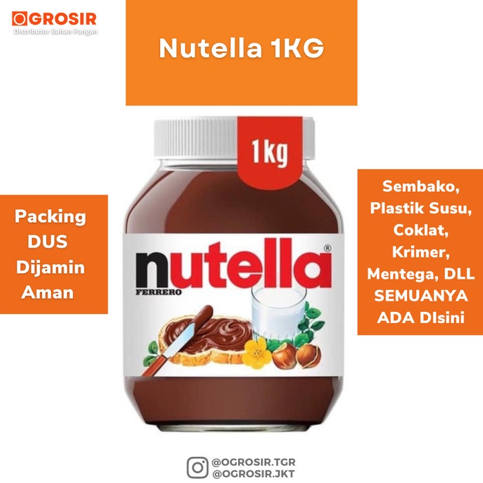 

Nutella 1KG / 1000gr / 1000 gram termurah