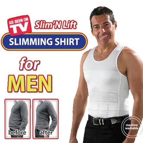 Kaos Dalam Pria / Korset Pria / Korset Pelangsing Pria / Kaos Slim Fit