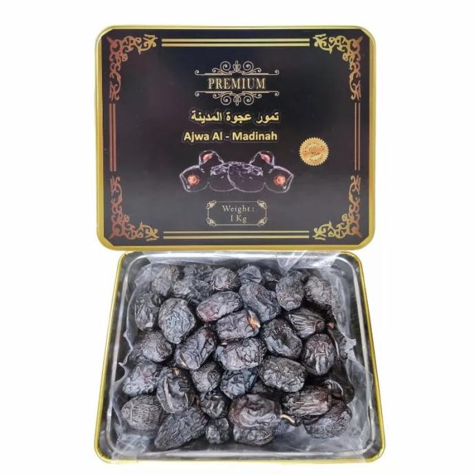 

Kurma Ajwa Al Madina Premium Kemasan Kaleng 1 Kg Lapaklusimarianti