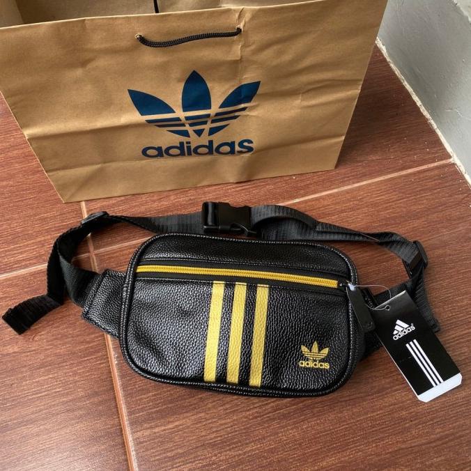 Tas Pinggang Pria / Tas Waistbag Adidas Original / Tas Adidas Gold Qianamukhtarstore