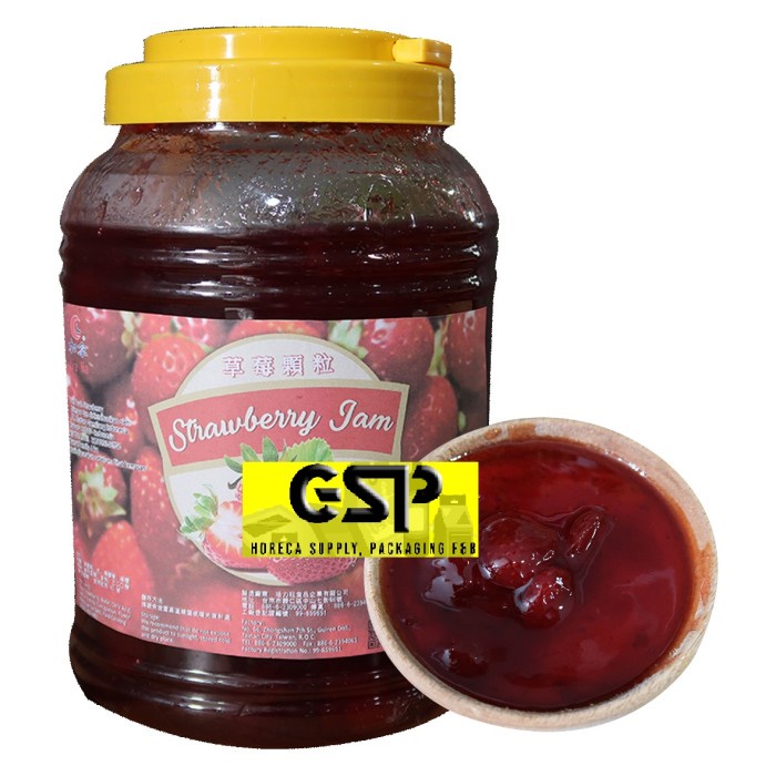 

Pulp Jam Strawberry Selai Filling Stroberi Buah Asli Impor Taiwan