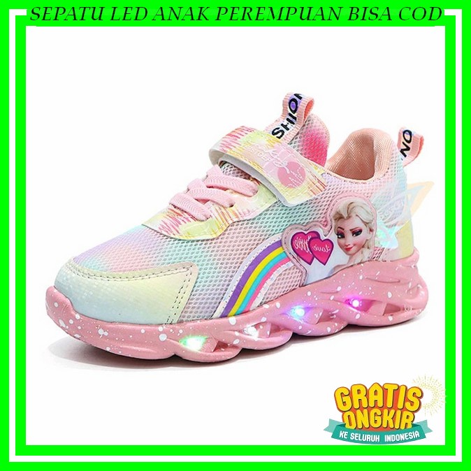 Sepatu Lampu Anak Perempuan Ardiles Diomira Ukuran 26 - 31 Juragan Junior [Cod] Sepatu Bevita Anak L