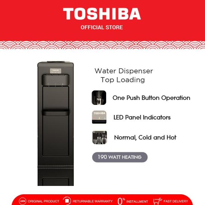 TOSHIBA Dispenser Air Galon Atas RWF-W1917TN(K)
