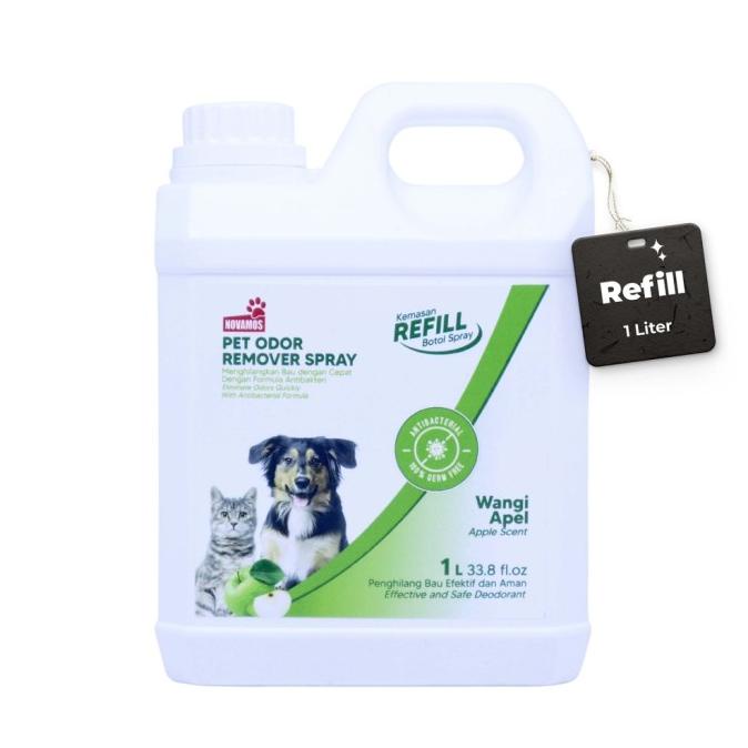 Refill NOVAMOS Penghilang Bau Kotoran Anjing & Kucing Pet Odor Remover