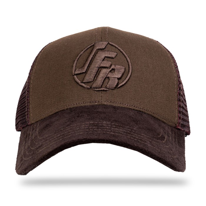 topi JFR Topi Pria Trucker Polocap Jaring Baseball Premium JCAP-03 - DARKBROWN(V1V9) topi pria baseb