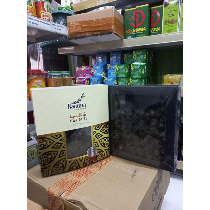 

Kurma Ajwa Ranuna Sunnah Premium Organic 1Kg Lapaklusimarianti