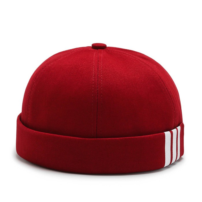 topi SAILOR CAP Miki hat topi miki peci topi pria topi wanita - RED(X5G8) topi pria baseball origina