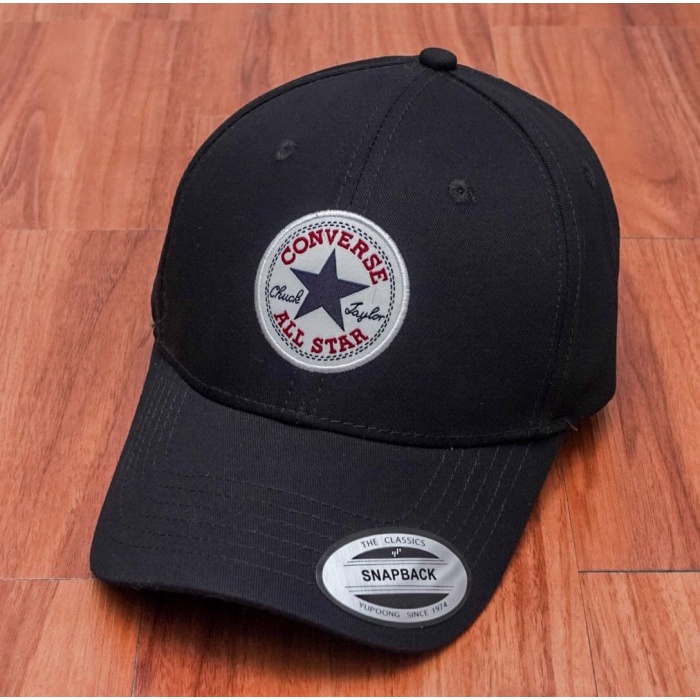 topi topi converse allstar import pria topi baseball pria - Hitam(J6E9) Terlaris topi pria baseball 
