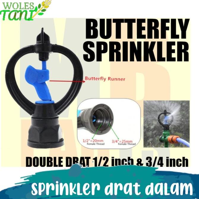 }}}}}}] Sprinkler Butterfly Kupu Biru Drat Dalam