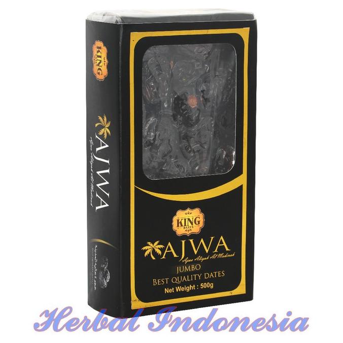 

KURMA DATES KING AJWA 500GR | KING KHALAS AL MADINAH | KING AJWA 500GR FAUZIPUTRA6