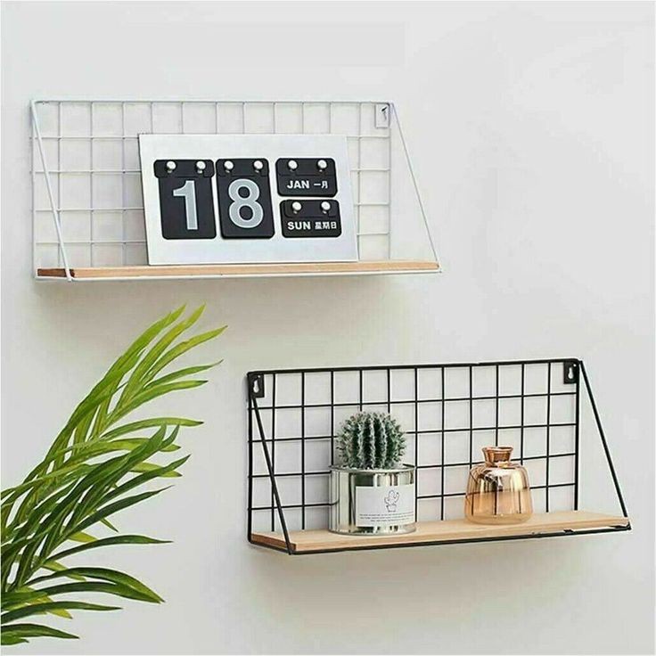 Rak Dinding Kamar Organizer Serbaguna Terbaru Lucu Portable B2A2 Unik Aesthetic Tempel Display Estet