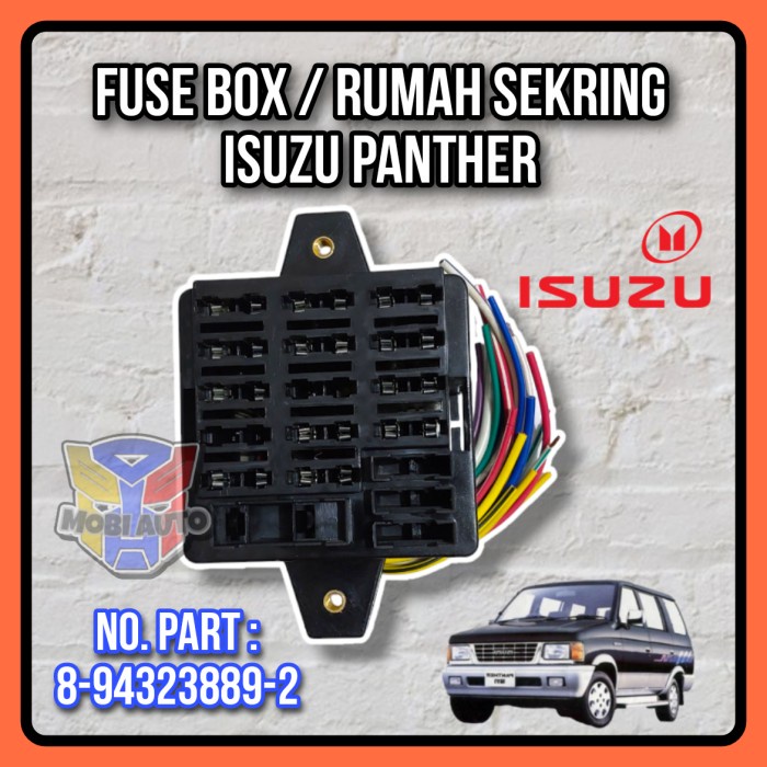 Fuse Box / Rumah Sekring Isuzu Panther terlaris
