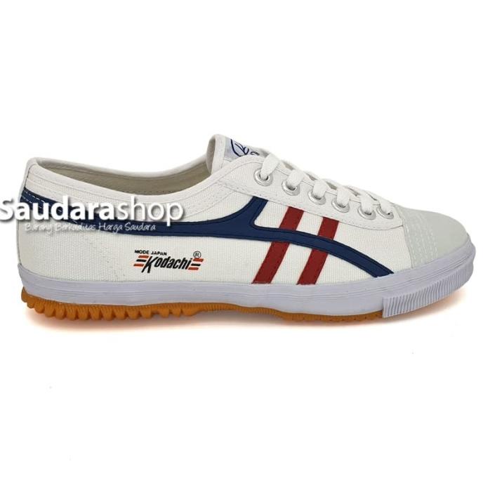 Sepatu Kodachi 8172 Putih lis Navy Merah / Sepatu Kodachi 8172 Classic