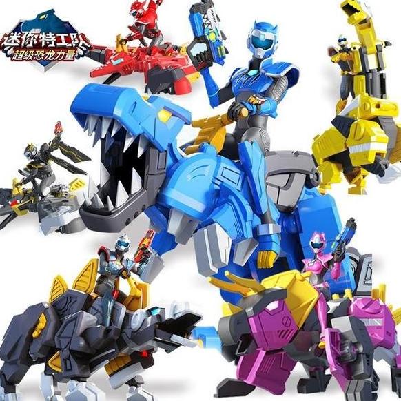 Mainan Robot Mini Force Action Figures Miniforce X Dinosaur Zect