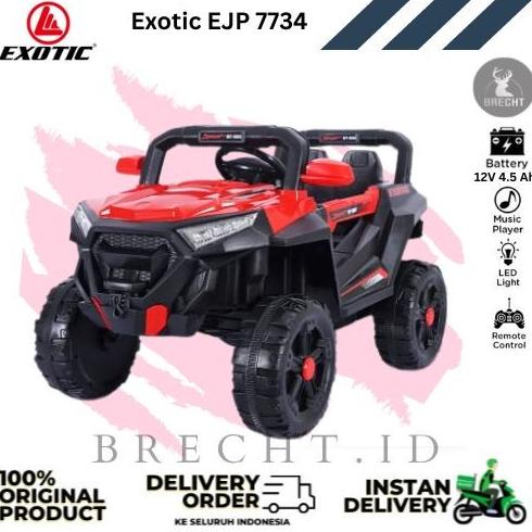 Mainan Mobil Aki Anak Exotic Toys Jeep Ejp 7734