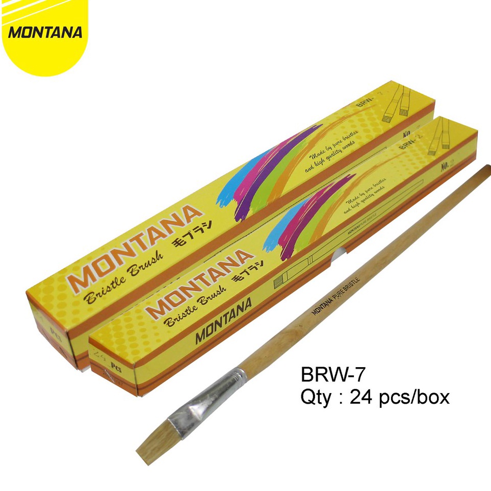 

➞Promo MONTANA Brush / Kuas Cat Air / Lukis / Acrylic Montana BRW-7 B97 ⋆