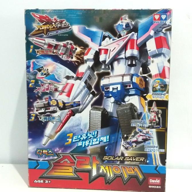 Auldey Solar Saver Space Guardian Mainan Robot Original Jepang