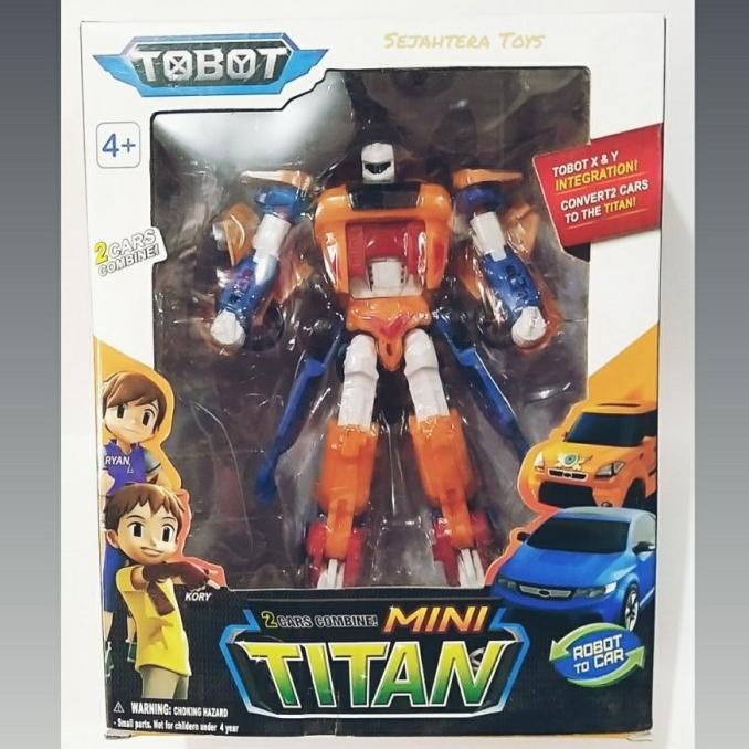 Mainan Tobot Mini Titan 2 Cars