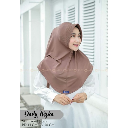 huuh -45 Jilbab Bergo Simple Maryam Niska Ori Alsha 240