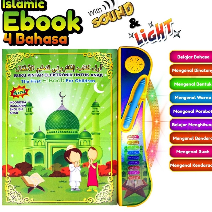 Terjamin  EBOOK Ipad Playpad Apple Quran Mainan Anak Buku Pintar Belajar Membaca Quran Muslim Islam 