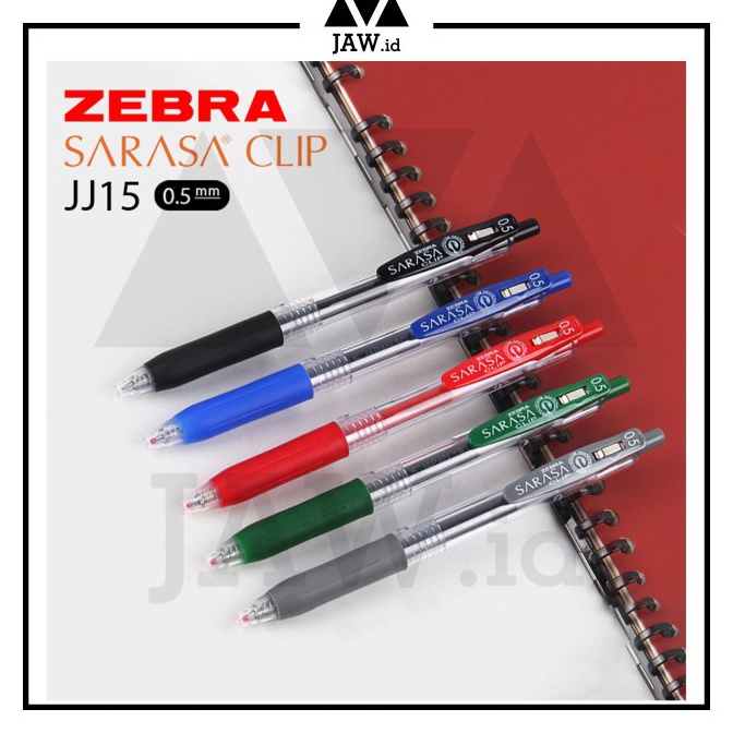 

New_Product JAW.id Pulpen Gel ZEBRA Sarasa Clip Zebra 0,5 Always
