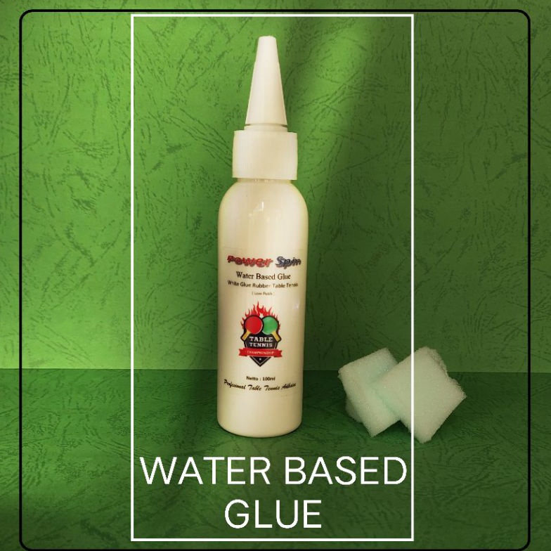 Spesial Lebaran POWER SPIN 100 ml Lem Karet Bat Tenis Meja WBG MHW