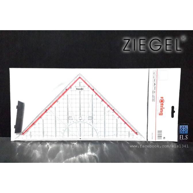 

Ziegel - Penggaris Segitiga Pegangan