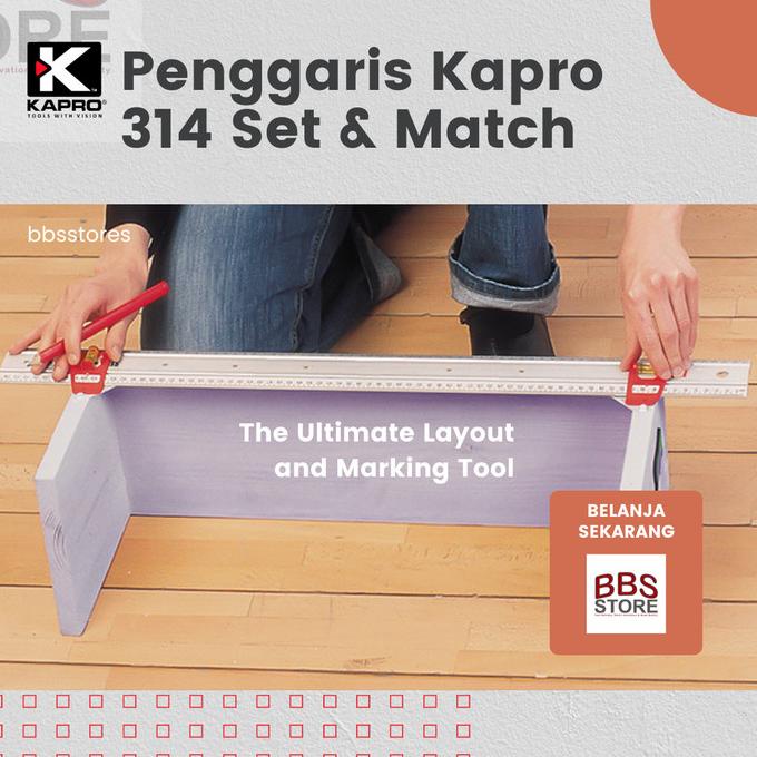 

Penggaris Kapro Tipe 314 Set & Match