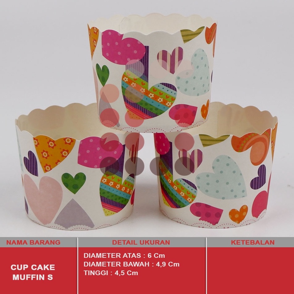 ✻Terbatas CUP CAKE / CAKE CASES MUFFIN S ISI 50 PCS T59 ➽