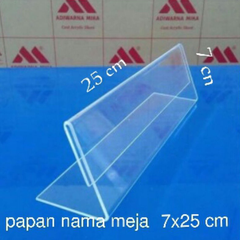 

[CODE BARANG 057JAK] papan nama meja 7x25 cm 9Q9
