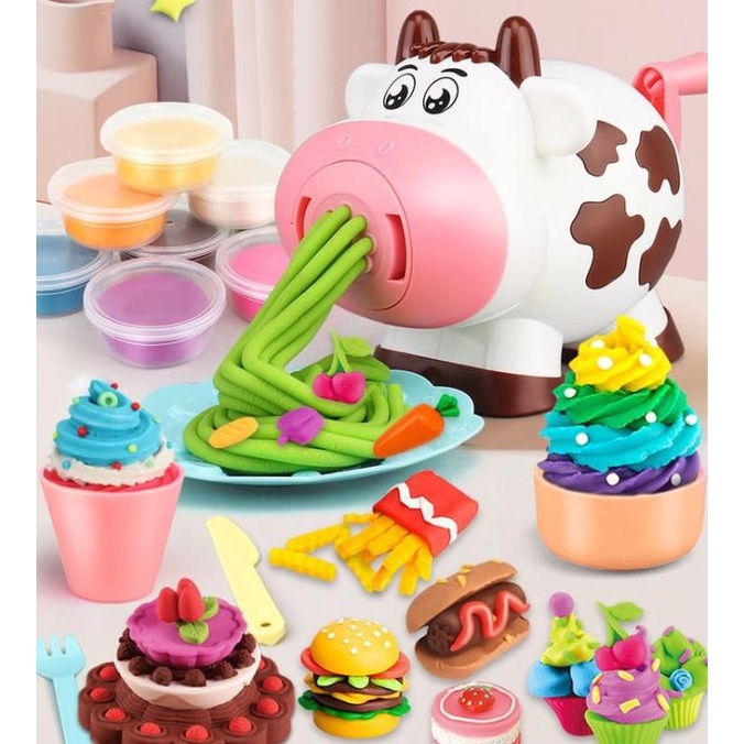 Mainan Edukasi Anak Cow Dream Clay Plastisin, Mainan Lilin Sapi