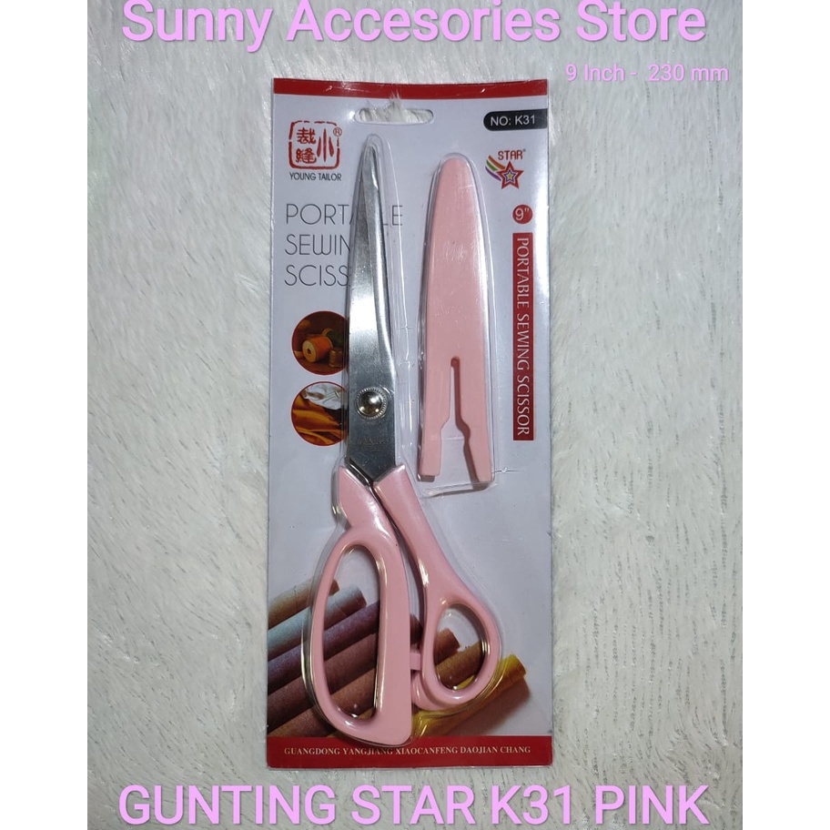 

LU71 Gunting Kain Star K31 - K30 Original Product *Warna Random* 4859