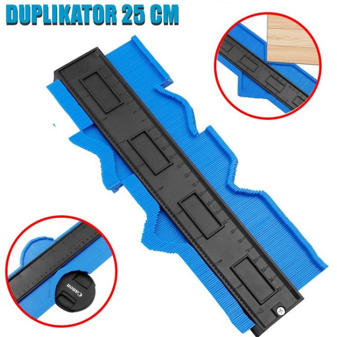 

Penggaris Duplikat Kontur 10 Inch Alat Ukur Multifungsi
