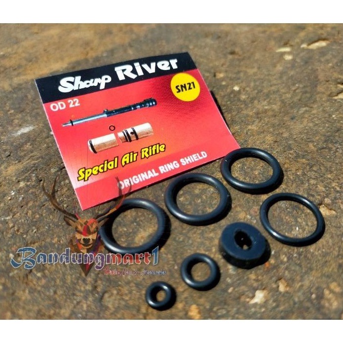 ←Ready Stock 706C8 Oring Sil Set Senapan Angin Sharp River OD22 M71 Terlaku.