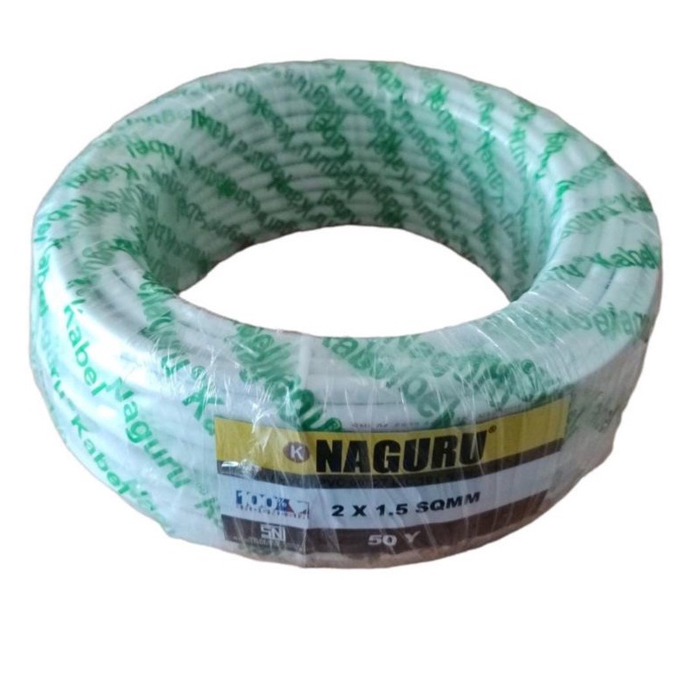 Ayo Ramaikan Kabel NAGURU NYM 2x1.5 Kabel Listrik NAGURU NYM NAGURU 2x1.5 - 50YARD PER ROLL Dont SKI