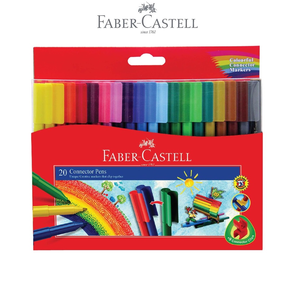 

✼Best Product✼ TASSC Faber-Castell Connector Pen 20 I74 ❉Ready Stok