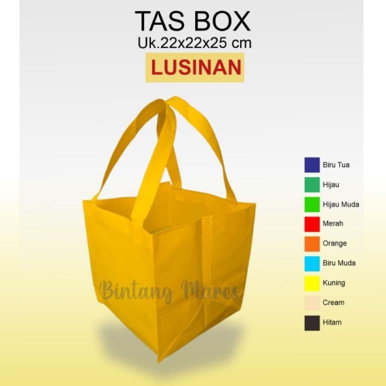 

TERBAIK (12 PCS) TAS HAJATAN 22X22 / TAS BOX NASI 22X22 / TAS SPUNBOND