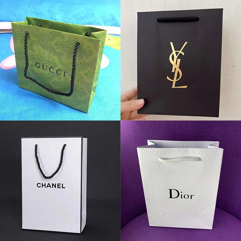 

TODAY SALE DIORGUCCICHANELYSLMAC PAPER BAG & DIOR LIPSTICK GIFT BOX