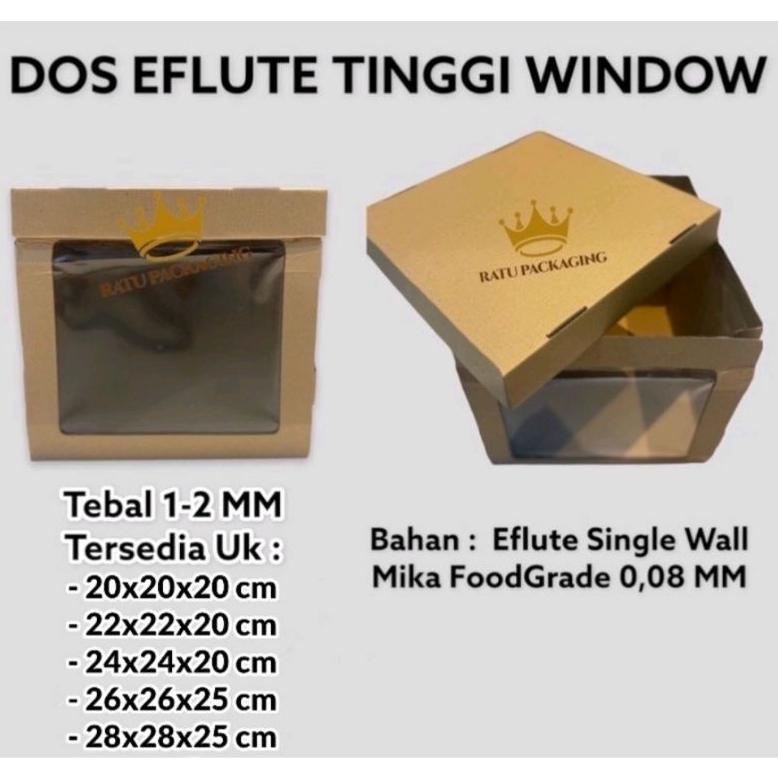 

TERBARU [10PCS] RATU | DOS EFLUTE TEBAL MIKA SAMPING SOUVENIR KARTON KARDUS BOX KOTAK KUE HAMPERS