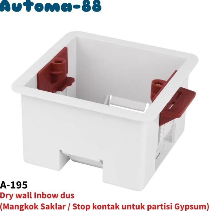 Mangkok Inbowdus Saklar Lampu Colokan Partisi Gypsum GRC Triplek Kayu