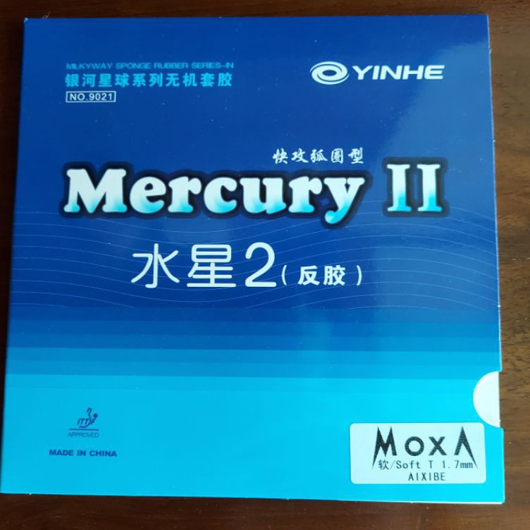➞Dijual Murah❀➩ karet rubber bat bet pingpong yinhe mercury ll spon tipis C97