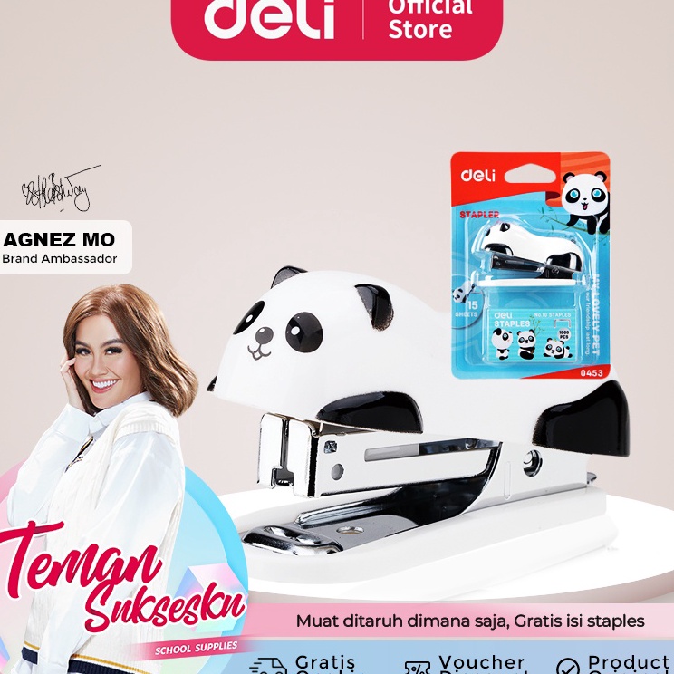 

✫Best Seller➟ JKQWM Deli Staples Sekolah Mini #10 E0453 Q51 Terupdate