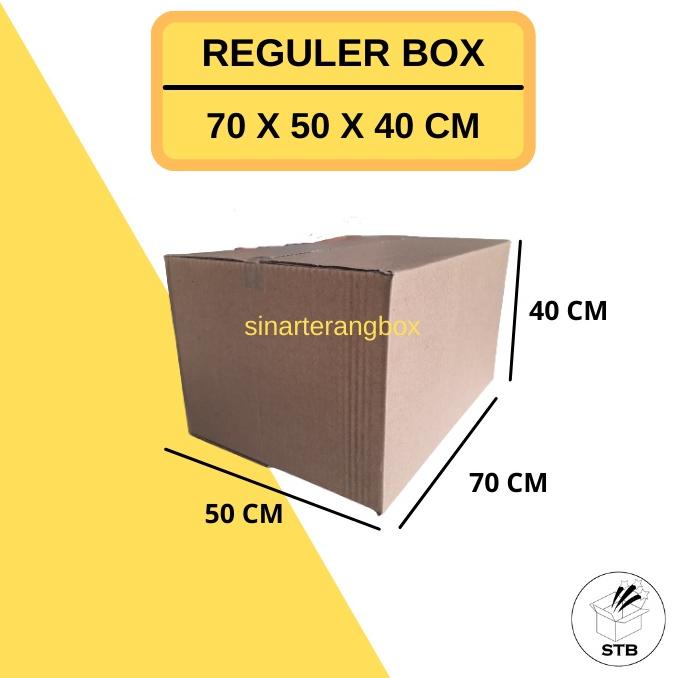

HARI INI 70 X 50 X 40 CM KARDUS BOX POLOS KARTON PACKING JUMBO PINDAHAN DUS COKLAT BARU