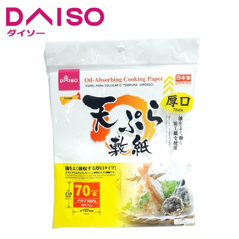 

[PROMO 8BST] Daiso Tempura Paper Sheet SQA