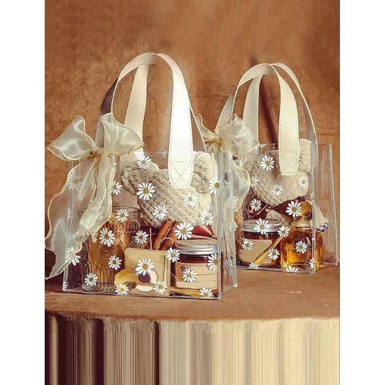 

TREND TAS TENTENG PVC DAISY TAS BELANJA/TAS HADIAH CANTIK PB- 33 DAISY